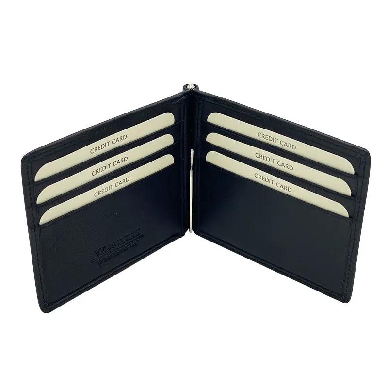 Men's Wallet in Black Nappa with Underwire 579