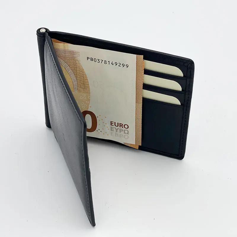 Men's Wallet in Black Nappa with Underwire 579