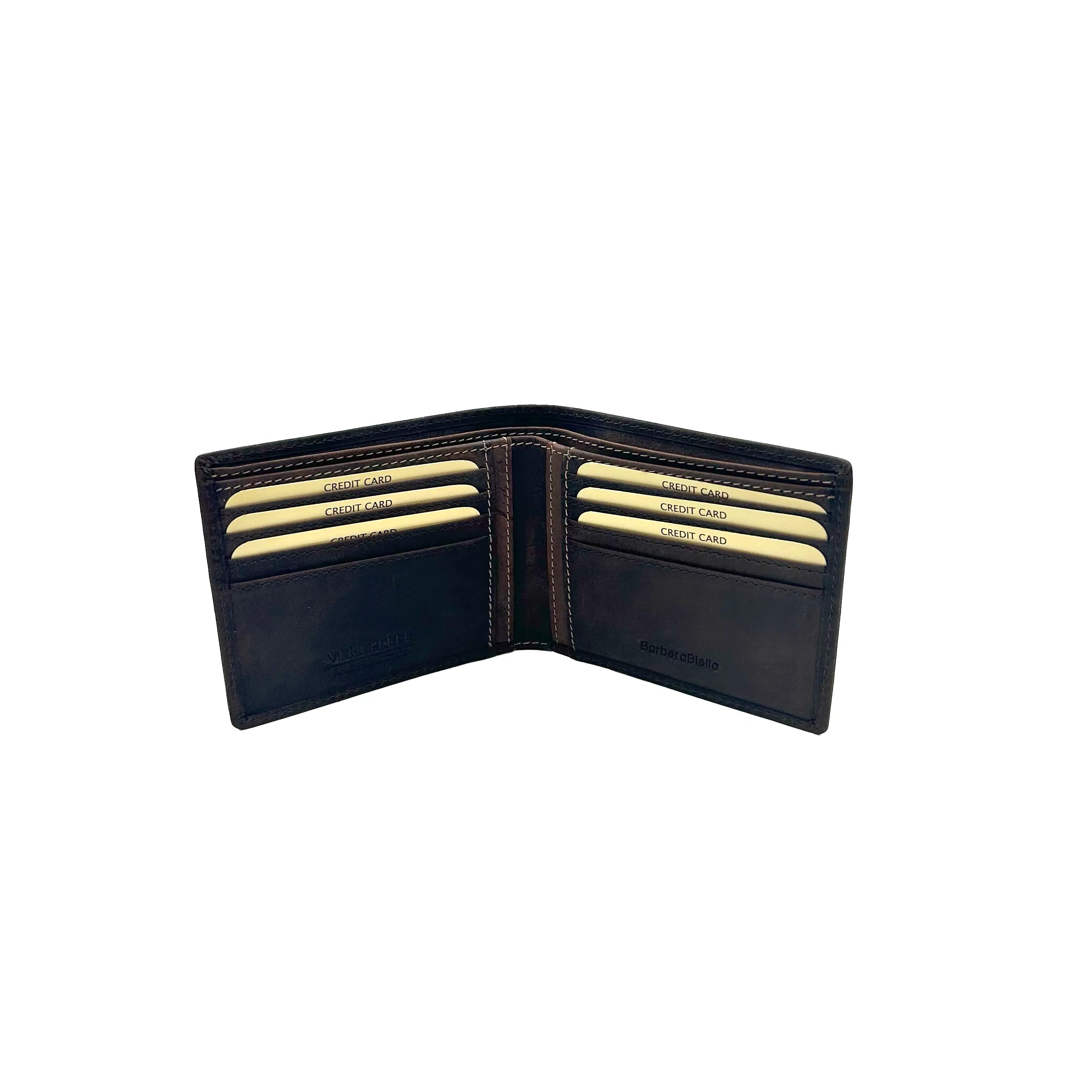 Small All Card Wallet Dark Brown