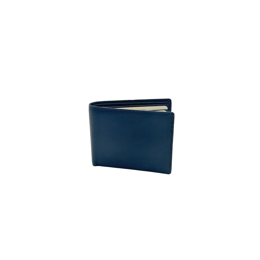 Men's Small Wallet with All Cards 596/2 Blue