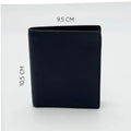 Small Vertical Wallet Made of Black Nappa Leather 8103