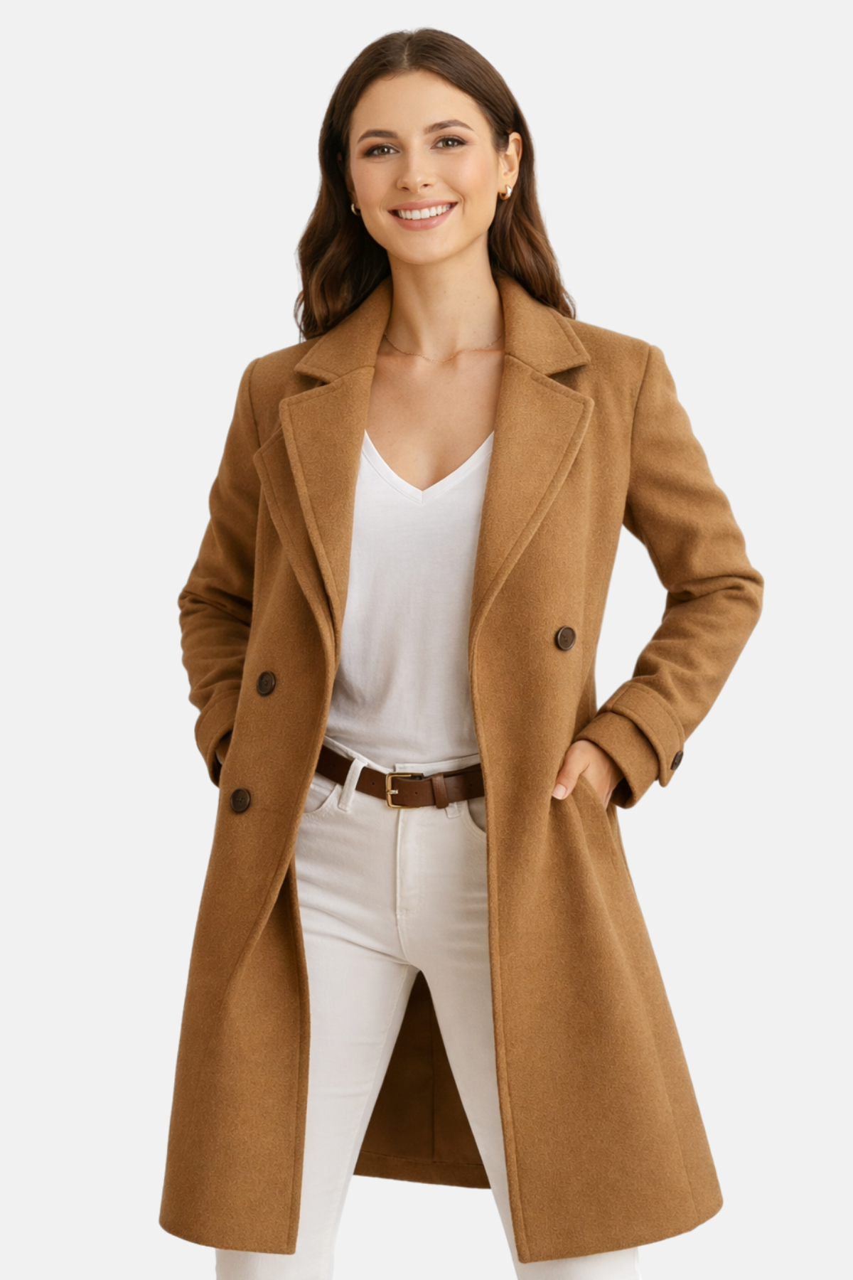 Elegant Coat Isabell with Classic Cut