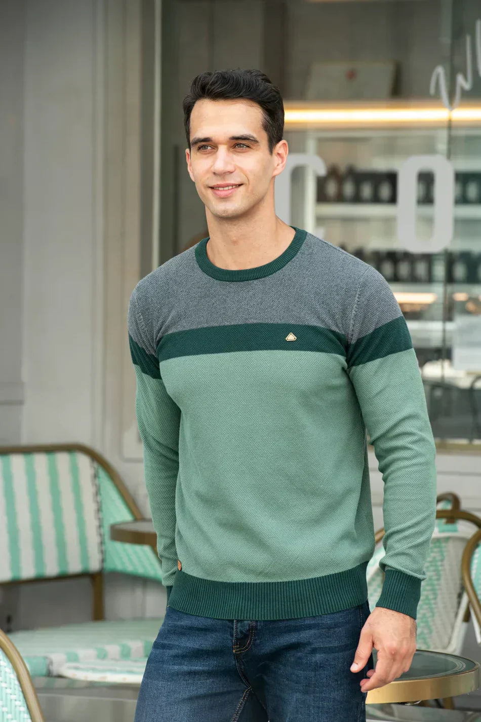 BOSSHARD | Men's Sweater with Round Neck