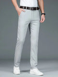 Sustainable Straight Pants Made from Bamboo Fabric