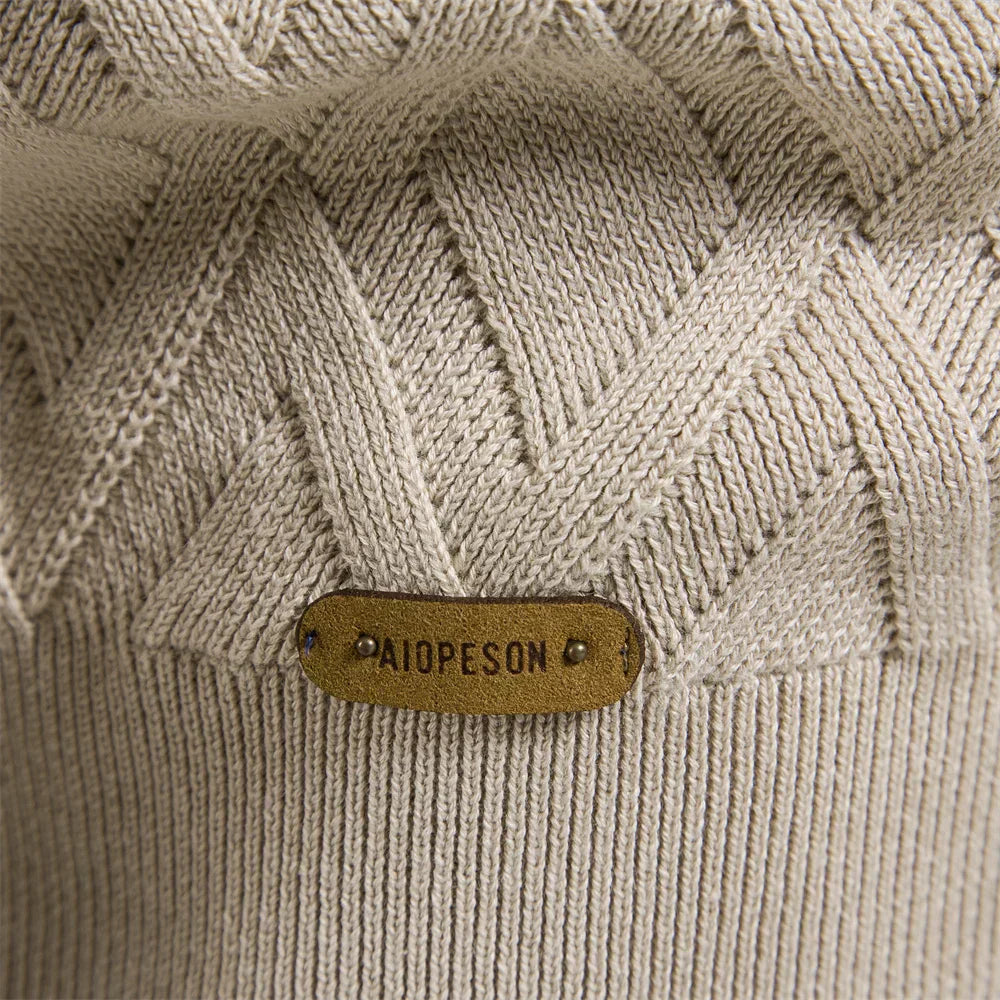 BOSSHARD | Men's Sweater with Check Pattern