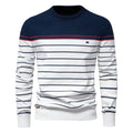 BOSSHARD | Men's Sweater with Stripe Pattern
