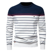 BOSSHARD | Men's Sweater with Stripe Pattern