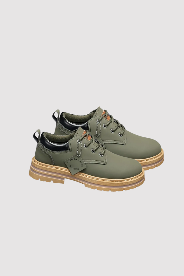 Trevino Classic Lace-Up Shoes with Round Toes