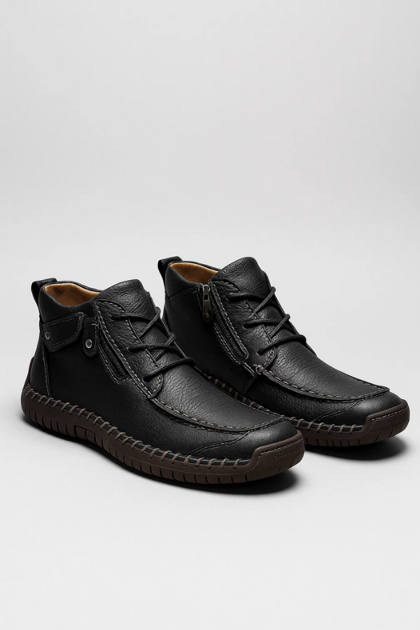 Men's Orthopedic Leather Shoes – Stable, Comfortable & Suitable for Everyday Use