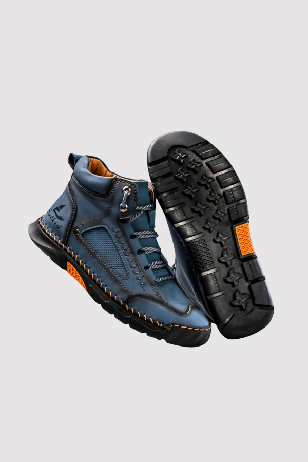 Brando | Vertical Leather Boots