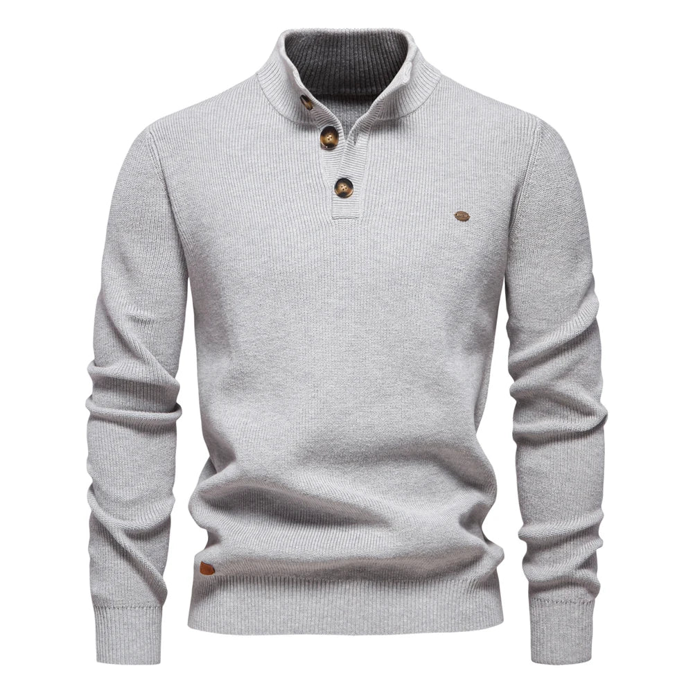 BOSSHARD | Men's Sweater with Button Design