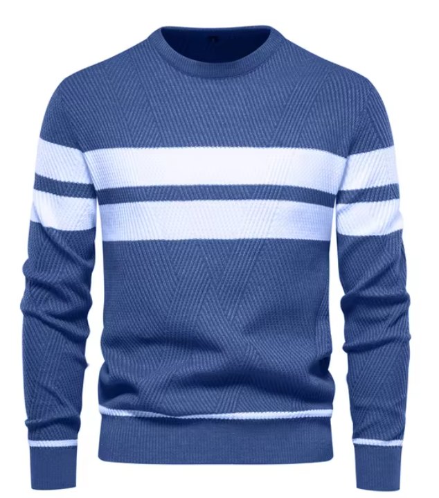 BOSSHARD | Stylish Men's Sweater with Herringbone Pattern