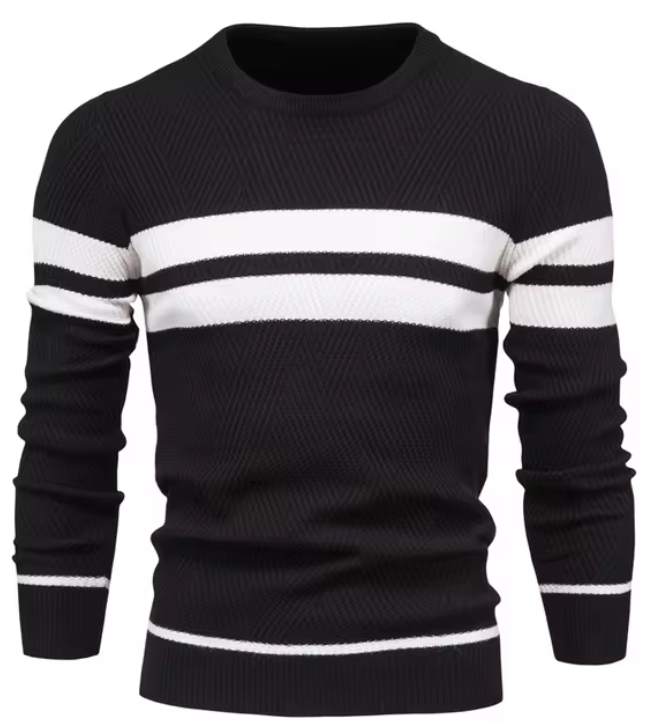 BOSSHARD | Stylish Men's Sweater with Herringbone Pattern