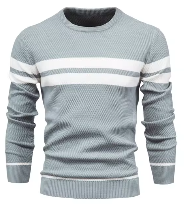 BOSSHARD | Stylish Men's Sweater with Herringbone Pattern