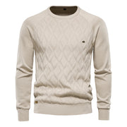 BOSSHARD | Men's Sweater with Check Pattern