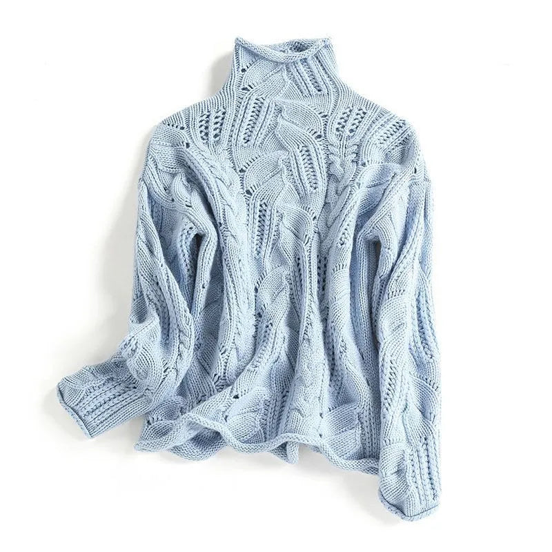 Women's Dress Timea – Elegant V-Neck and Relaxed Fit