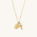 Small Pendant with the Virgin Mary and Cross