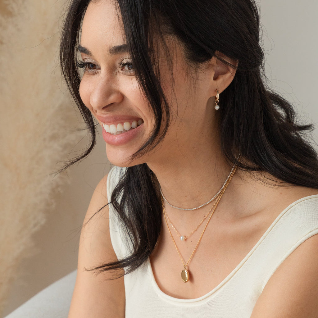 Necklace with Oval Locket