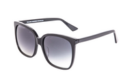 Flaneur | Black | Smoky Gray Gradient Lenses