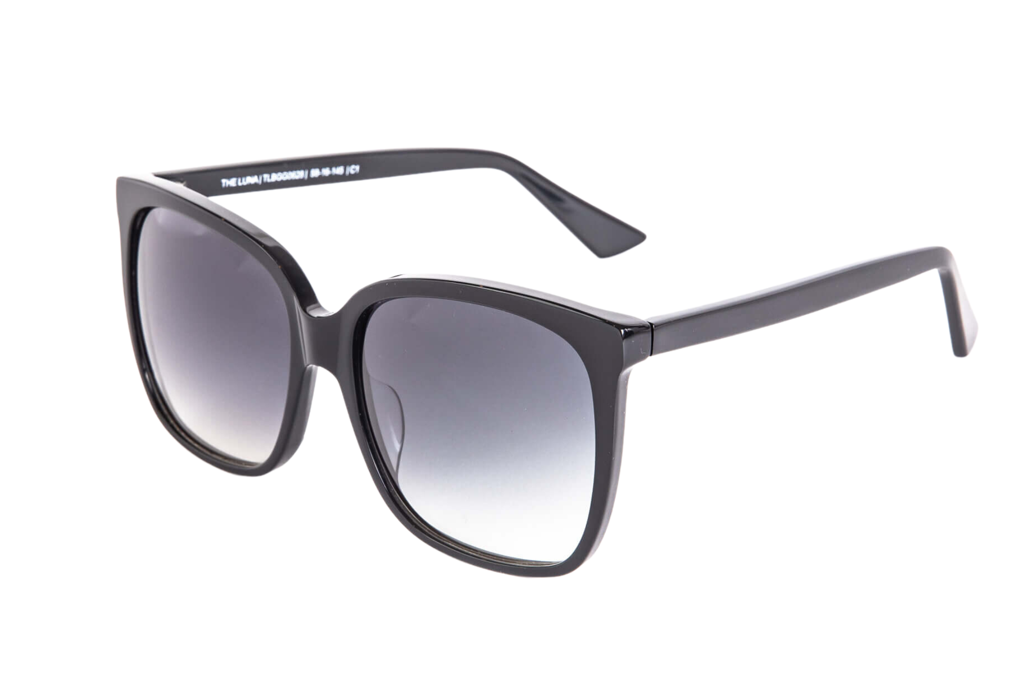 Flaneur | Black | Smoky Gray Gradient Lenses