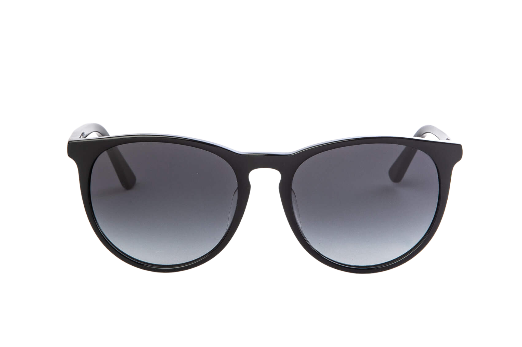 Shiny Black | Smoker Gray Gradient Glasses