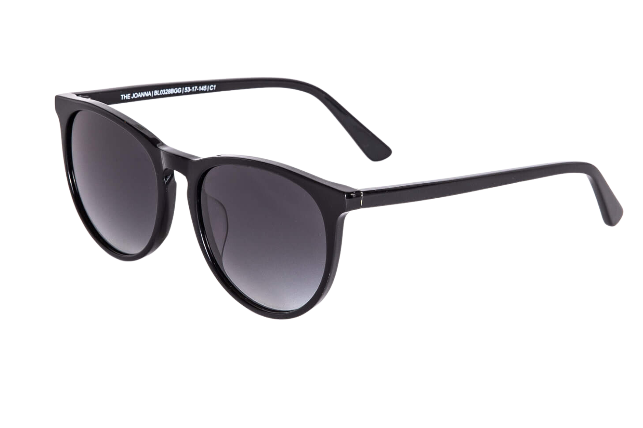 Shiny Black | Smoker Gray Gradient Glasses