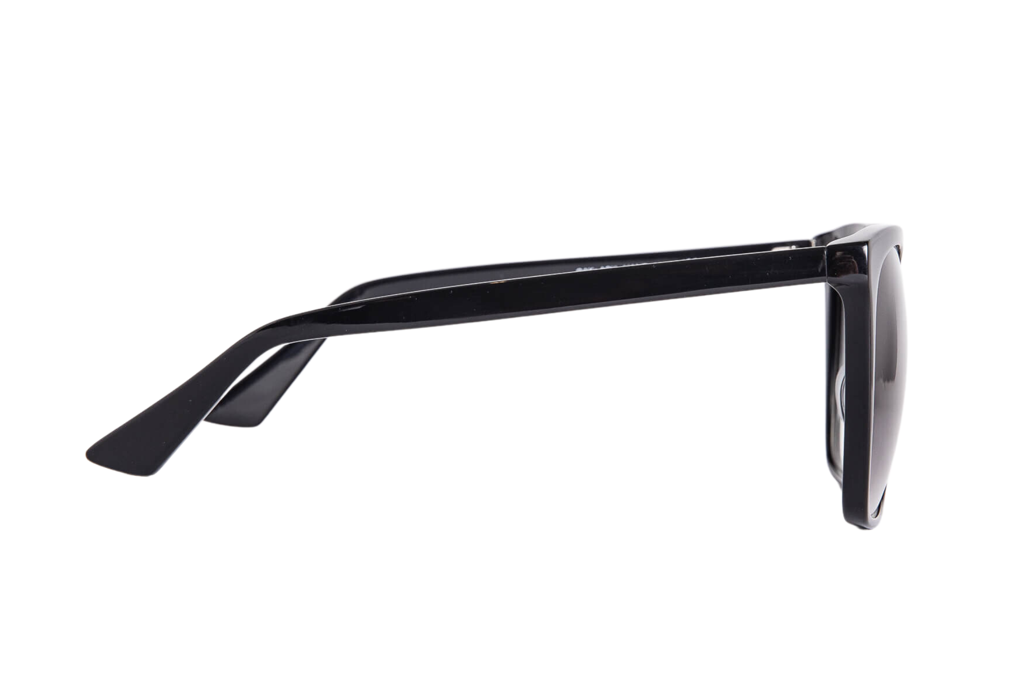 Shiny Black | Smoker Gray Gradient Glasses
