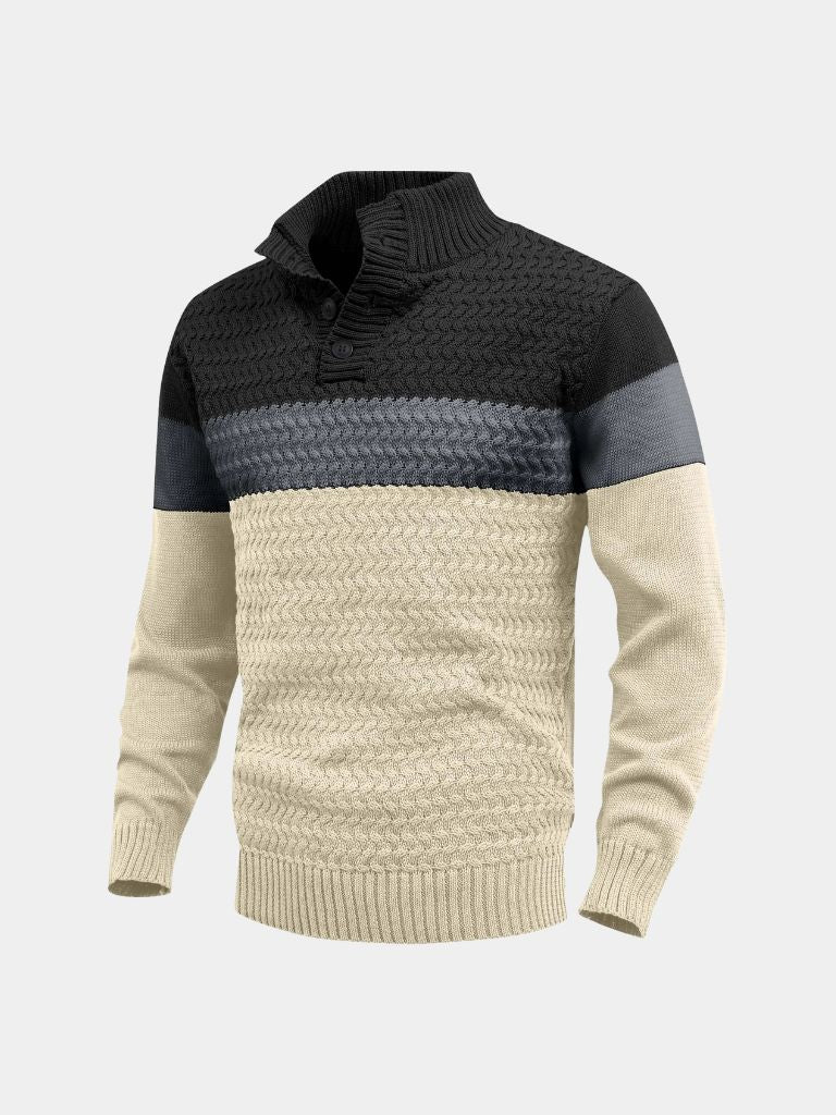 Cross & Crown | Top with High Collar