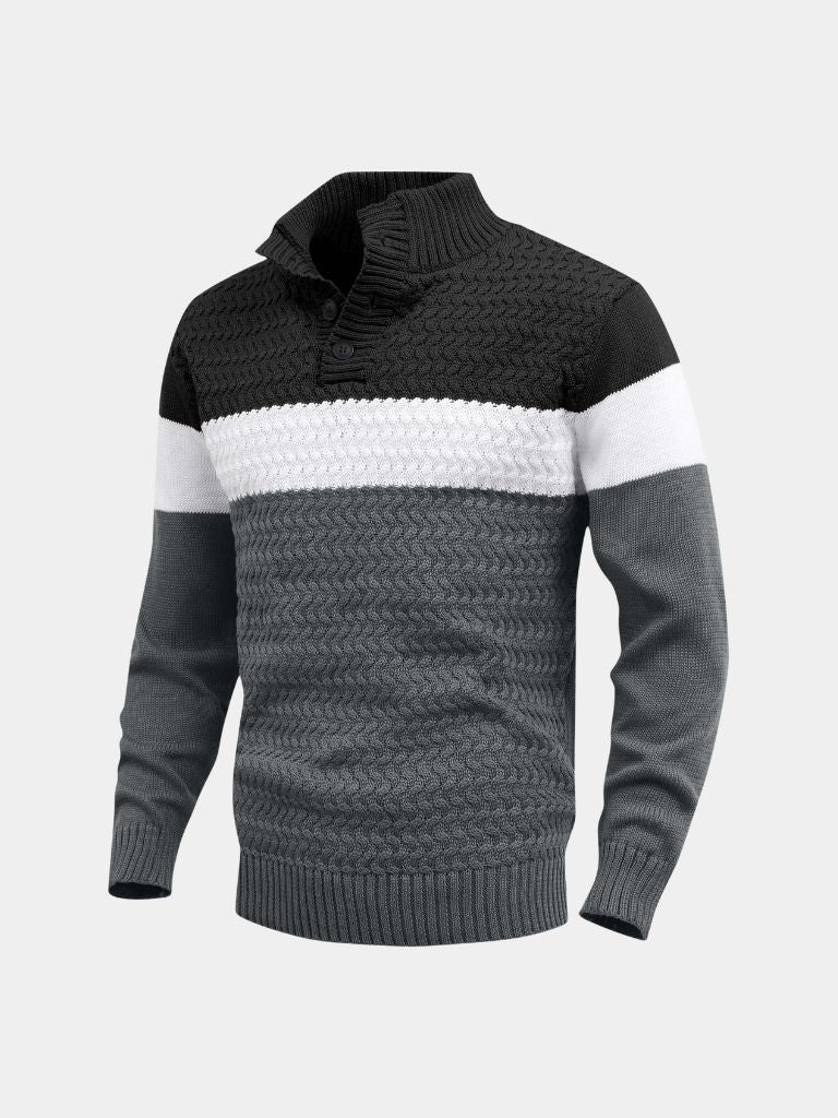 Cross & Crown | Top with High Collar