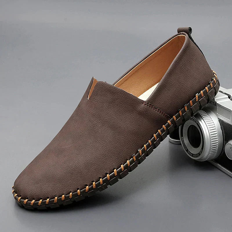 Santorini Leather Slippers