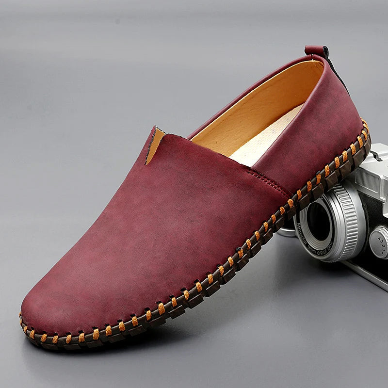 Santorini Leather Slippers
