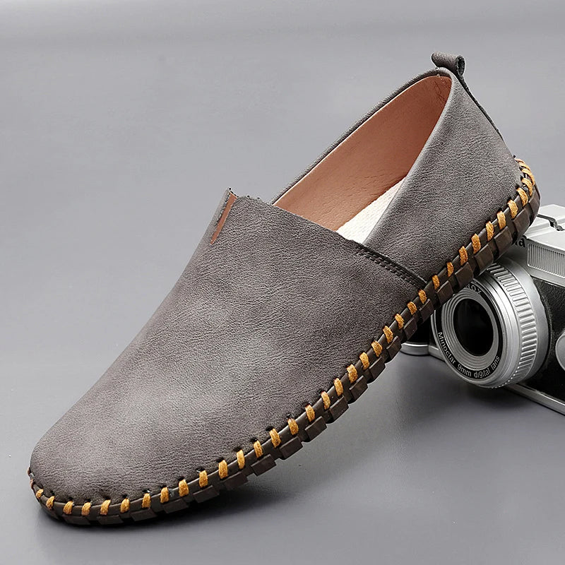 Santorini Leather Slippers