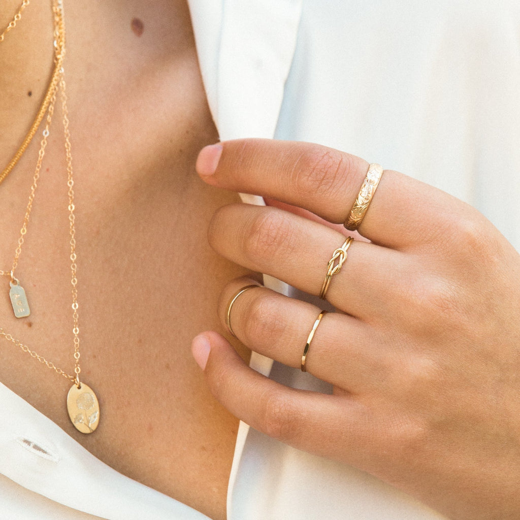 Thick Flower Ring