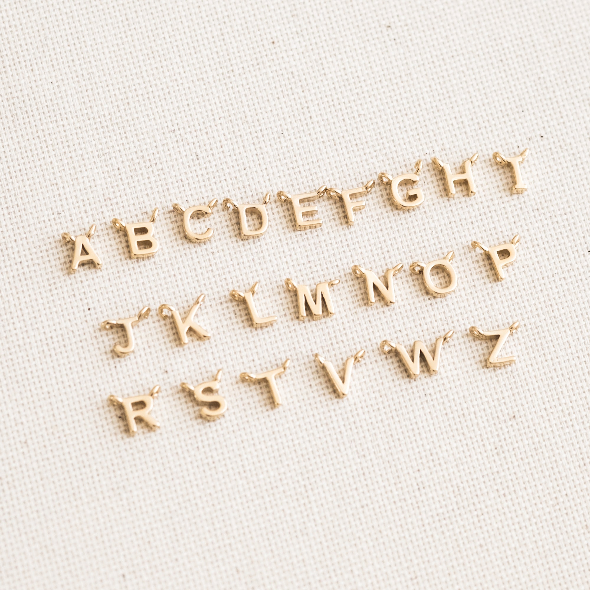 Small Initial Necklace
