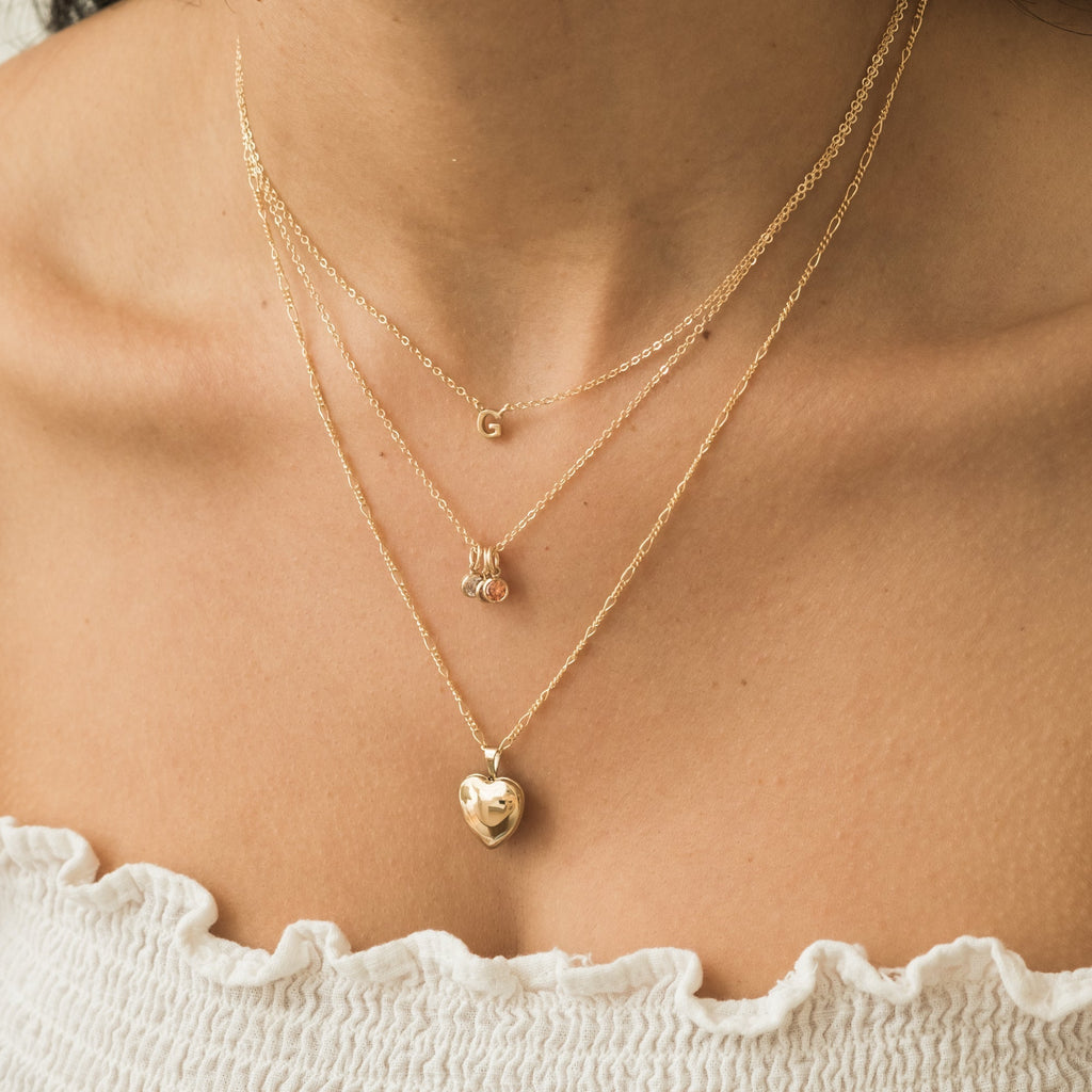 Small Initial Necklace