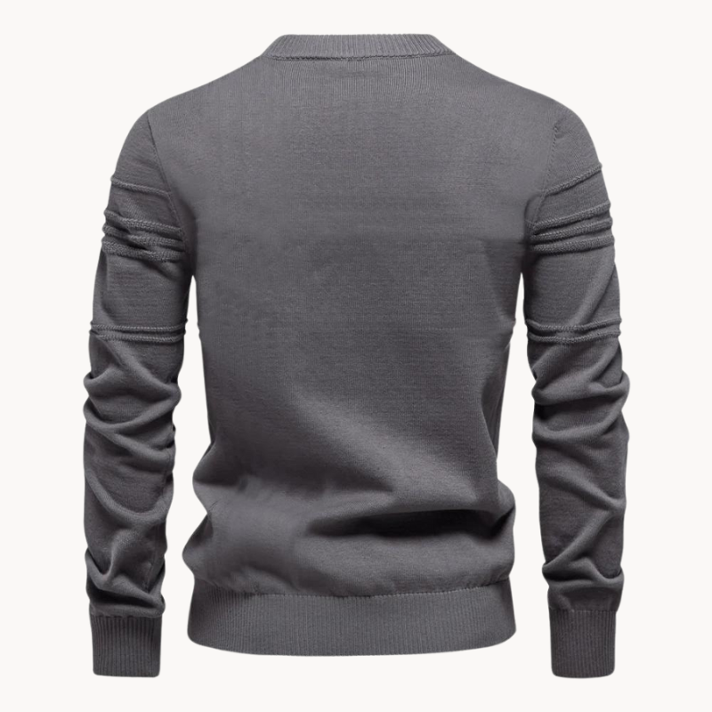 BOSSHARD | Stylish Men's Sweater with Check Design