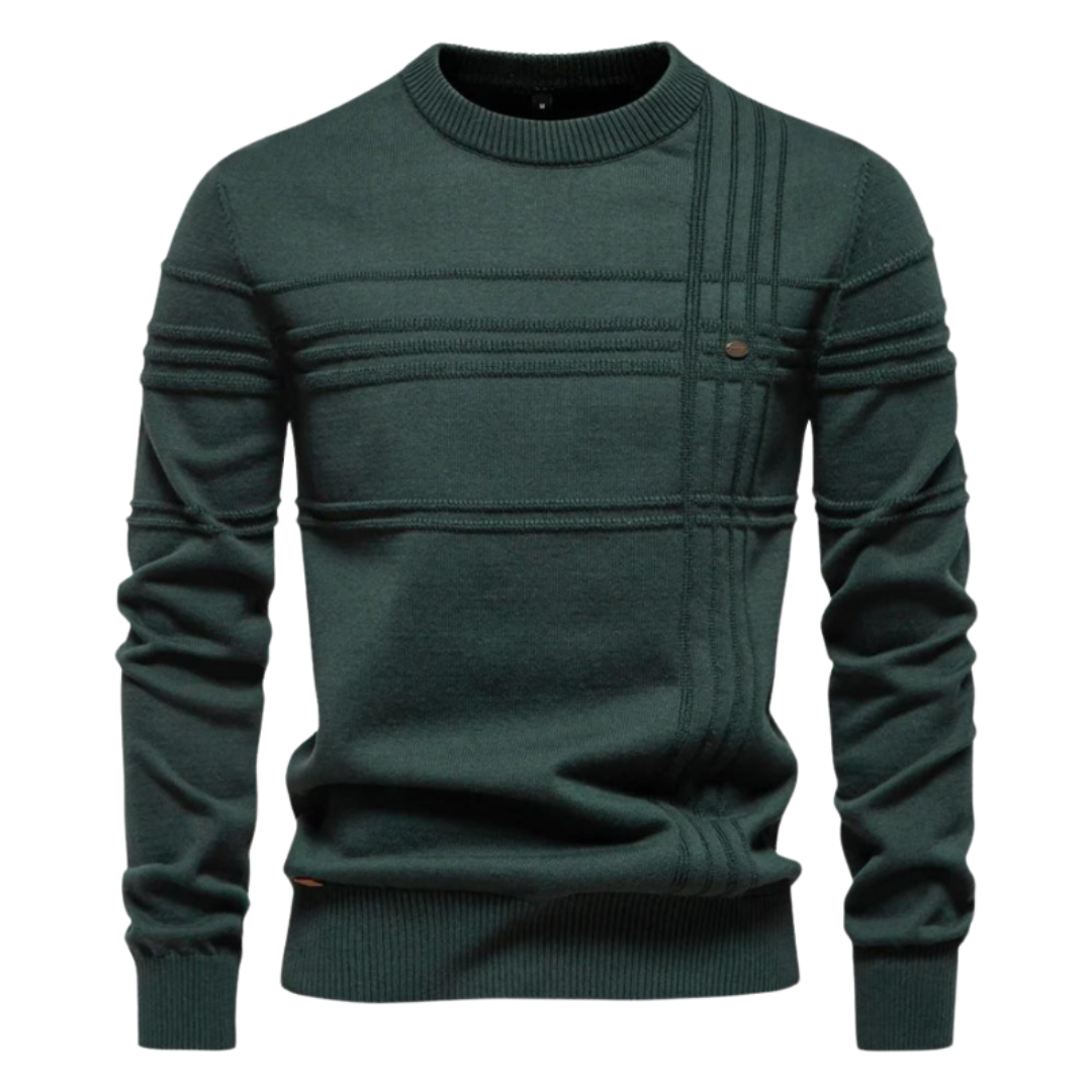 BOSSHARD | Stylish Men's Sweater with Check Design