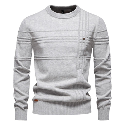 BOSSHARD | Stylish Men's Sweater with Check Design