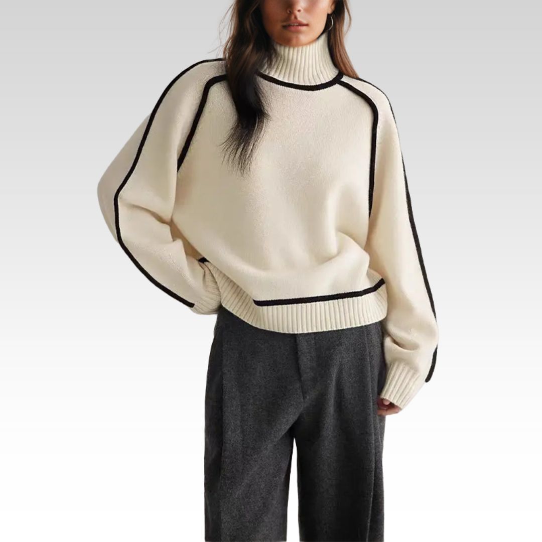 Lara | Pullover with Roll Neck