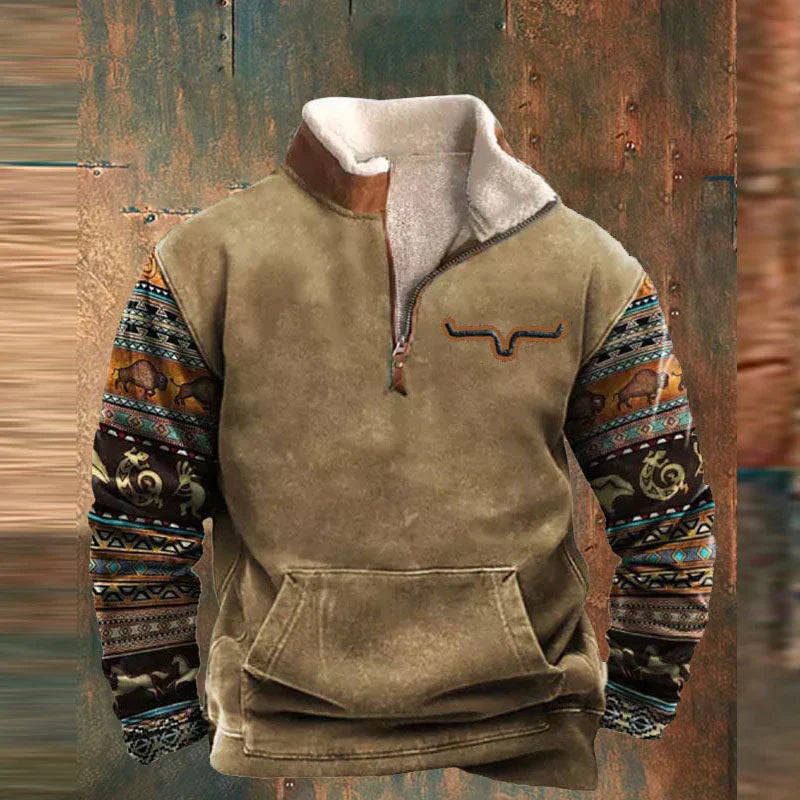 Gisbert – Comfortable Pullover with Zipper