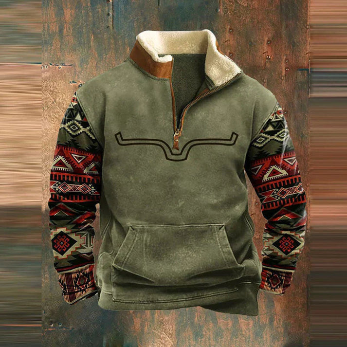 Gisbert – Comfortable Pullover with Zipper