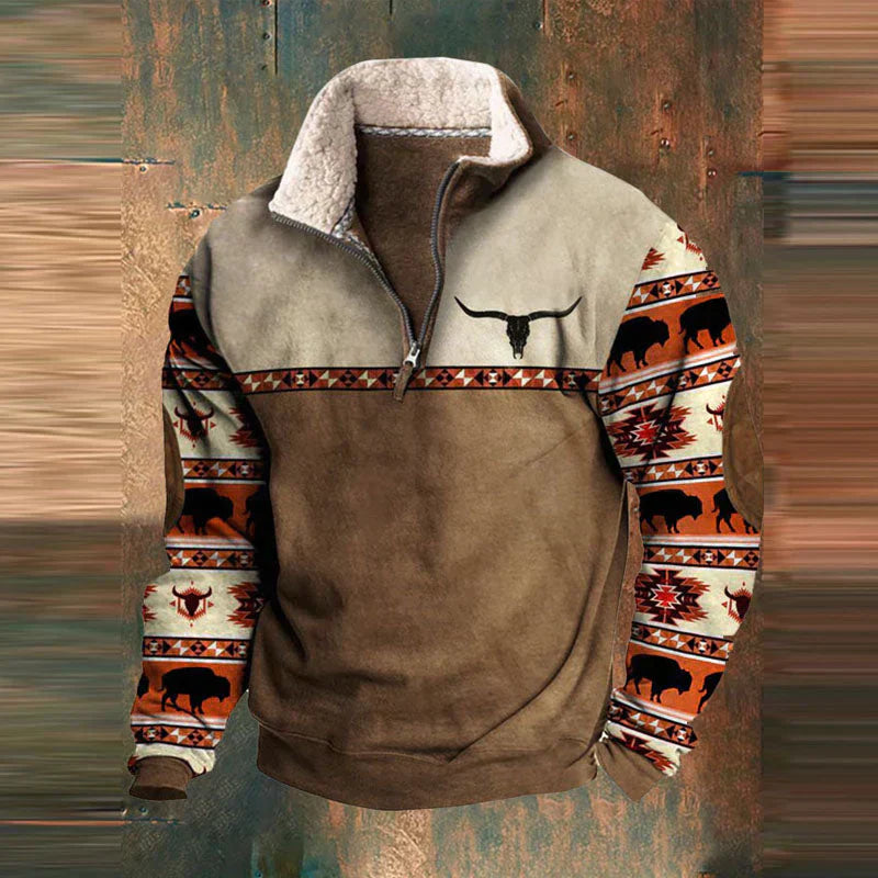 Gisbert – Comfortable Pullover with Zipper