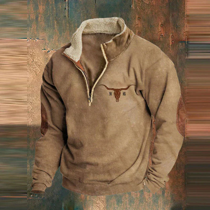 Gisbert – Comfortable Pullover with Zipper