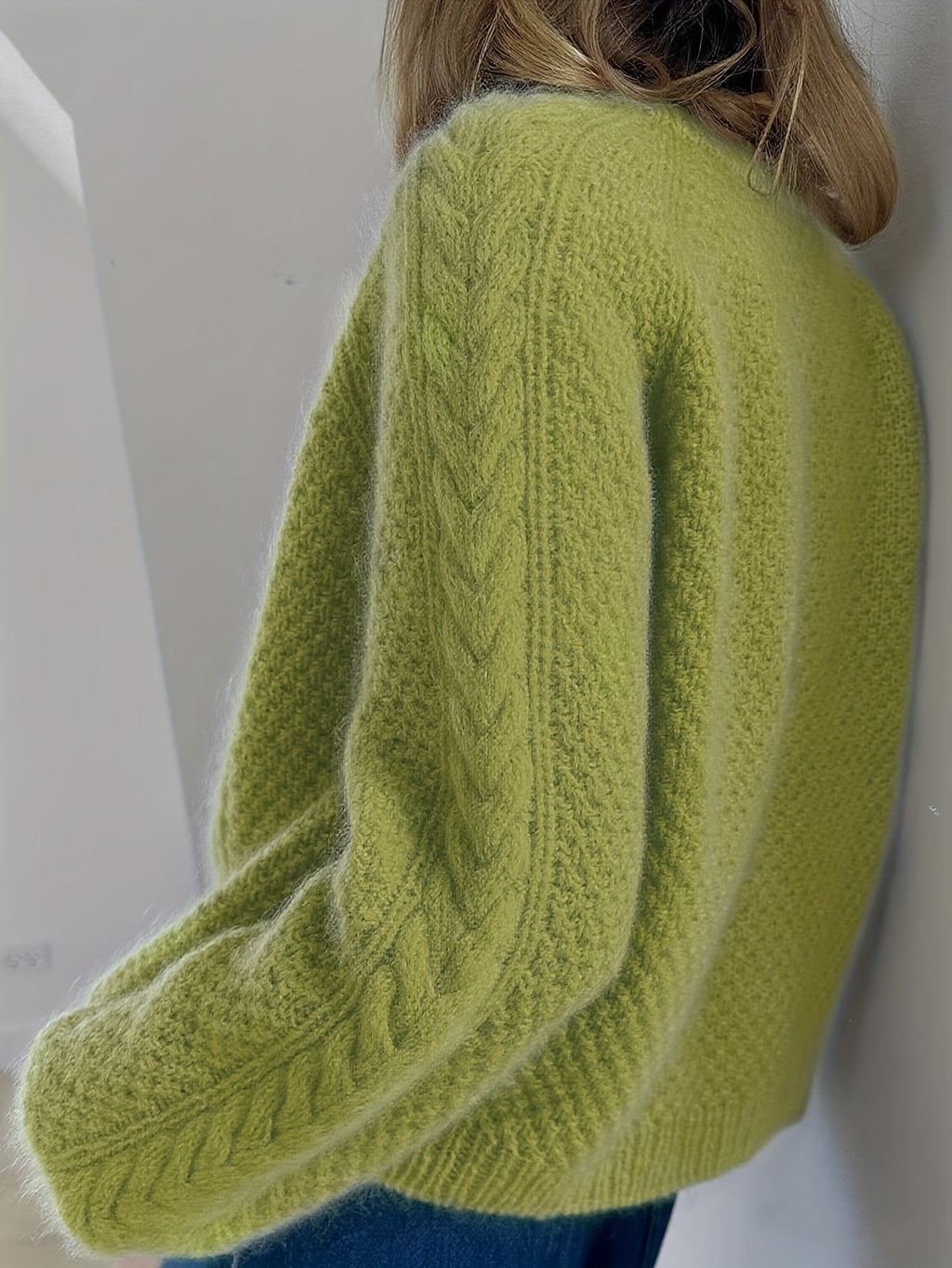 Dwina™ Cardigan with Buttons and Cable Knit Pattern