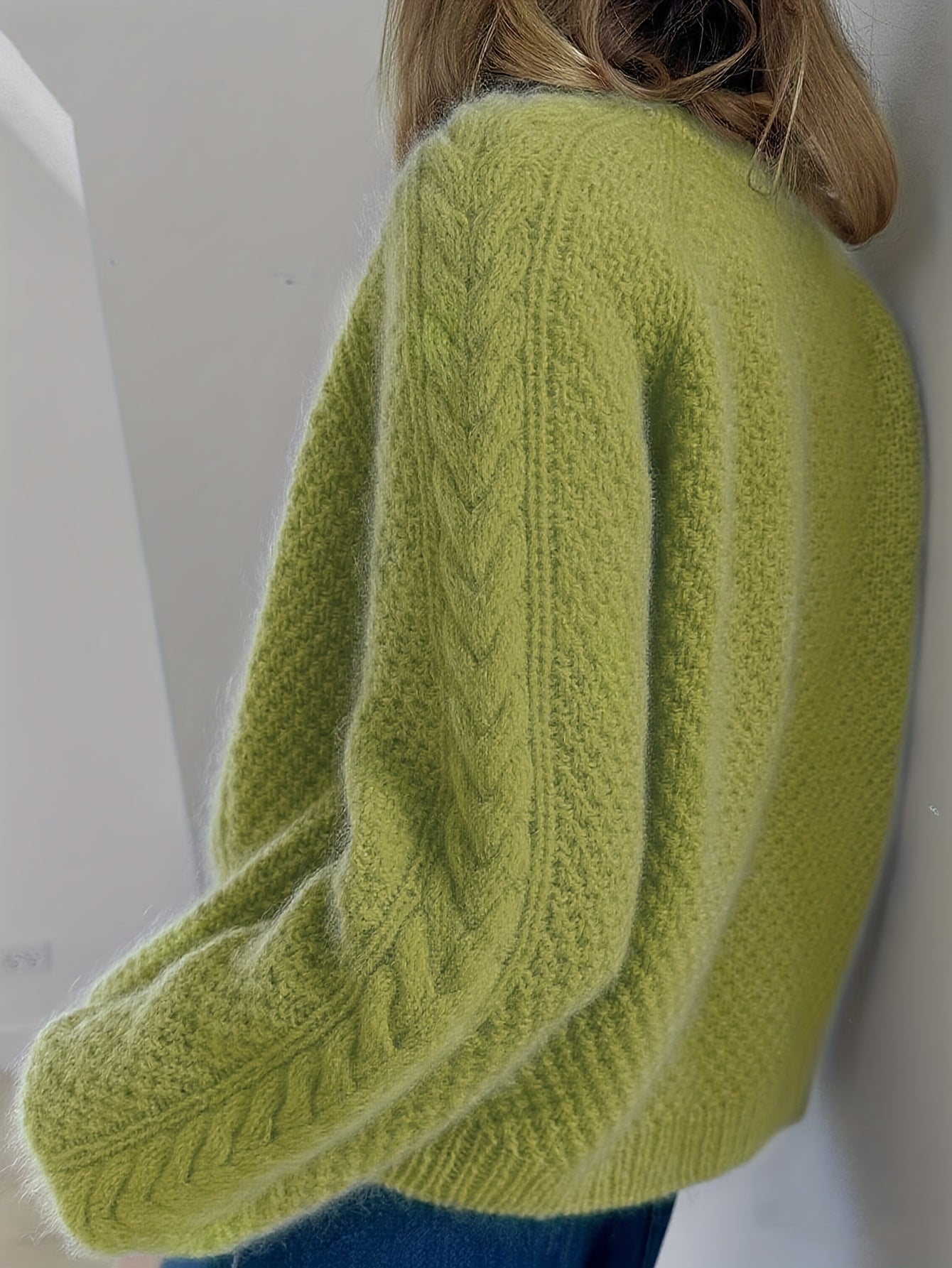 Dwina™ Cardigan with Buttons and Cable Knit Pattern