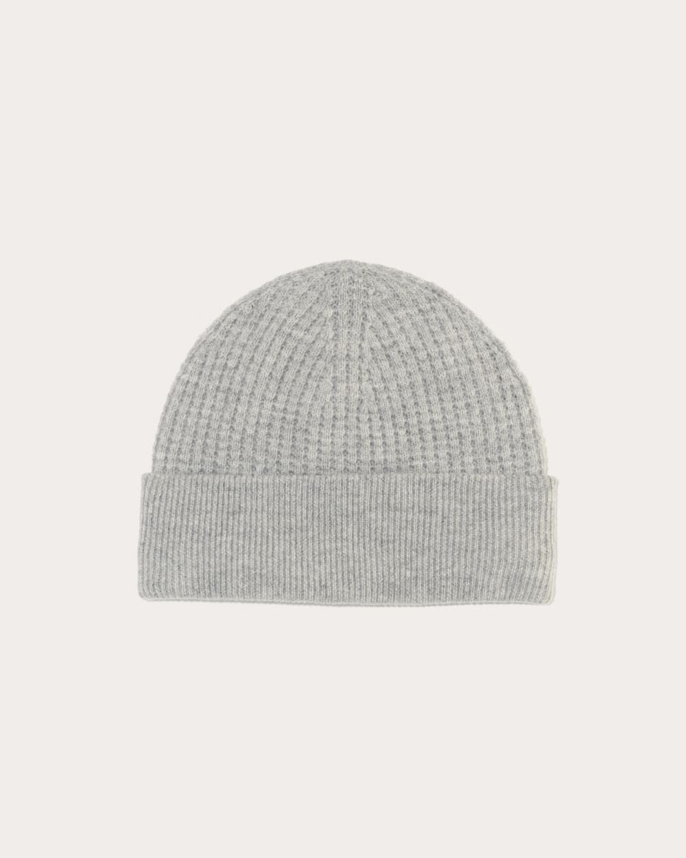 Waffle Beanie | Gray Melange