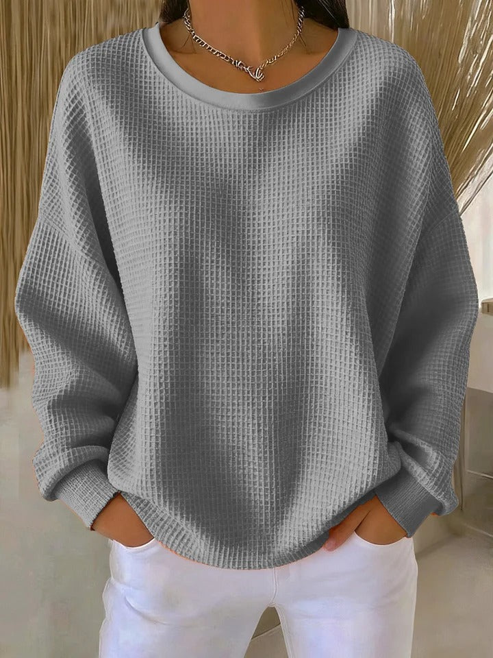 Elora | Textured Sweatshirt