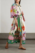 Chic Long Evening Dress in Retro Style