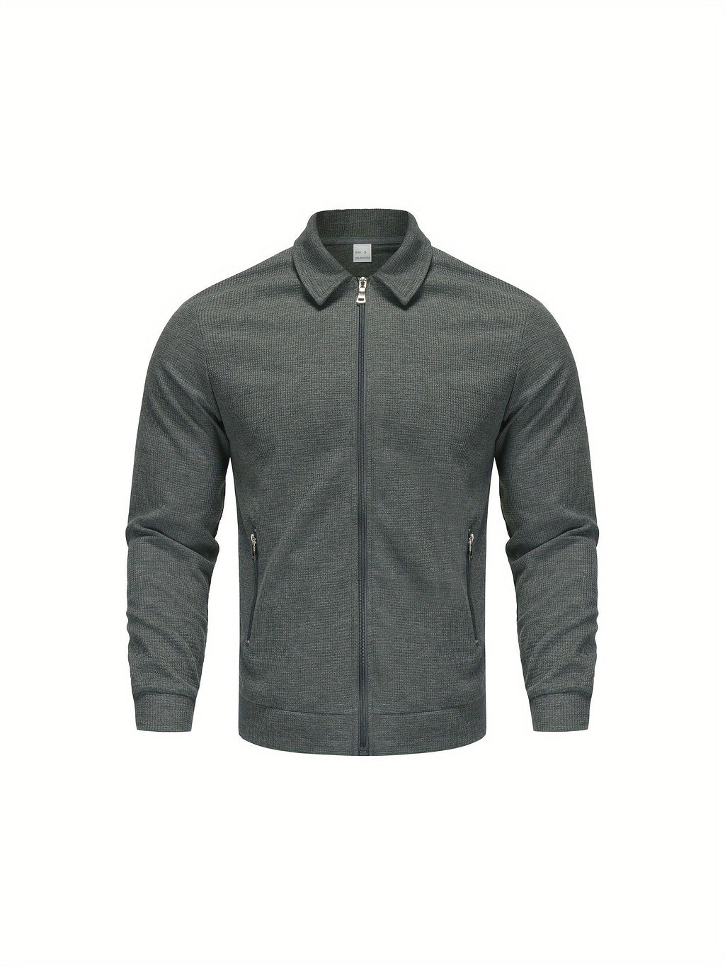 Marvin – Casual Polyester Jacket with Zipper