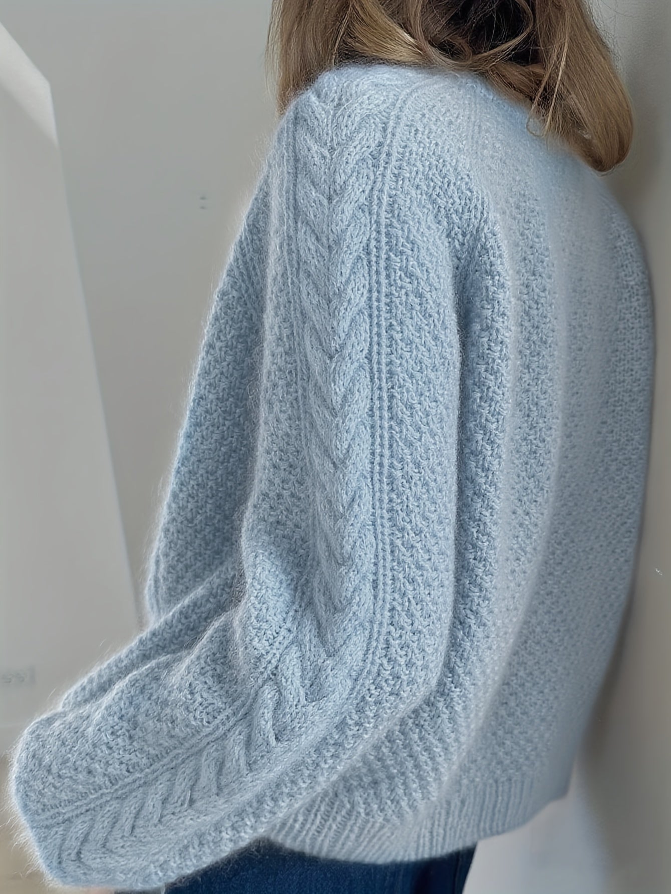 Dwina™ Cardigan with Buttons and Cable Knit Pattern